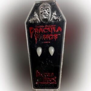 Custom Designer Dracula Fangs by Dracula House Sealed in box 2003 NOS Halloween